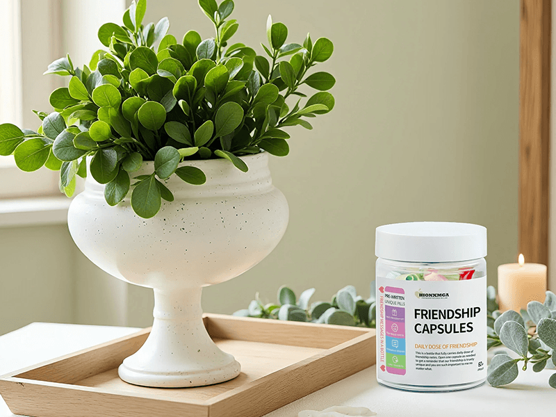 60PCS Pre-Written Friendship Messages in a Bottle, Bestfriend Birthday Gifts for Women Sister Bestie, Cute Capsule Messages in Plastic Jar Long Distance BFF Gifts