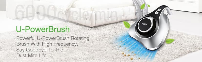 Housmile Bed Vacuum Cleaner Special-Purpose Mattress Vacuum Cleaner with Powerful Suction Upgraded Handheld UV Vacuum Effective Cleaning Bed Sheet, Pillow, Quilt, Sofa, Blanket, Carpet