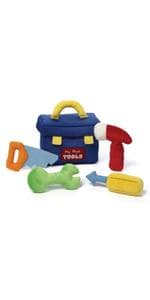 Baby GUND My First Sports Bag Stuffed Plush Playset, Baby Gift Toys for Boys and Girls Ages 1 & Up, 5 Piece, 8"