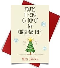 Cheerin Funny Greeting Card with Envelope - Anniversary Card - Romantic Birthday Card - Hilarious Gifts for Him Her Girlfriend Boyfriend Wife Husband