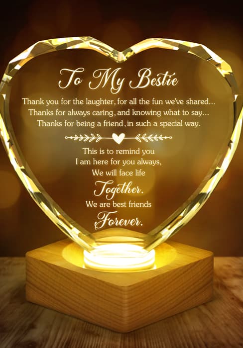 to My Girl Gifts 3D Illusion Lamp for Girlfriend, Engraved Crystal Night Light Presents, Birthday Anniversary Christmas Valentines Day Gifts for Girlfriend Wife from Husband Boyfriend