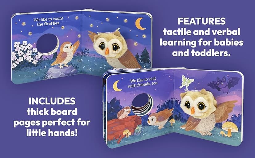 Grandma & Me Children's Finger Puppet Board Book, Ages 1-4