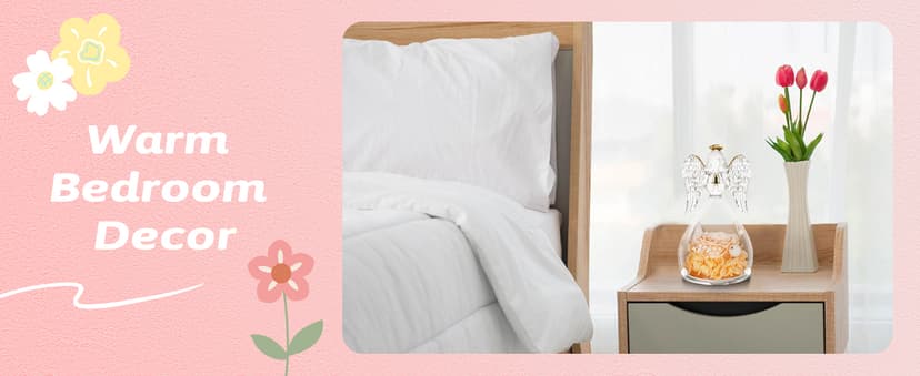 Miofula Preserved Flower Rose Birthday Gifts for Mom, Angel Figurines with Forever Real Rose Gifts for Her Mom Grandma, Unique Angels Gifts for Mothers Day Christmas Anniversary Birthday (Red)