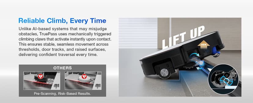 ECOVACS DEEBOT X11 OmniCyclone Robot Vacuum and Mop, PowerBoost Charging, OZMO Roller 2.0 Instant Self-Washing Mop, 19,500Pa Blast Suction, Bagless OmniCyclone Station, AIVI 3D Smart Navigation