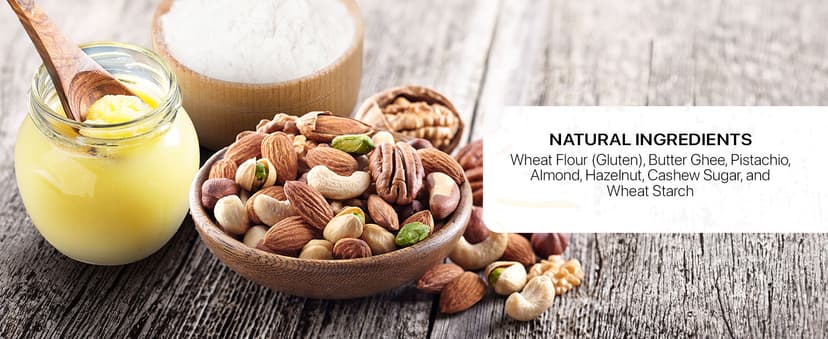 Cerez Pazari Baklava Pastry Gift Set - Turkish Baklava Pastry With Nuts & Spices - Baklava Gift Box From Turkey - Pastry, Halal Snacks - Assorted 45-48 Pieces Per Metal Dessert Box - 1.32 lbs