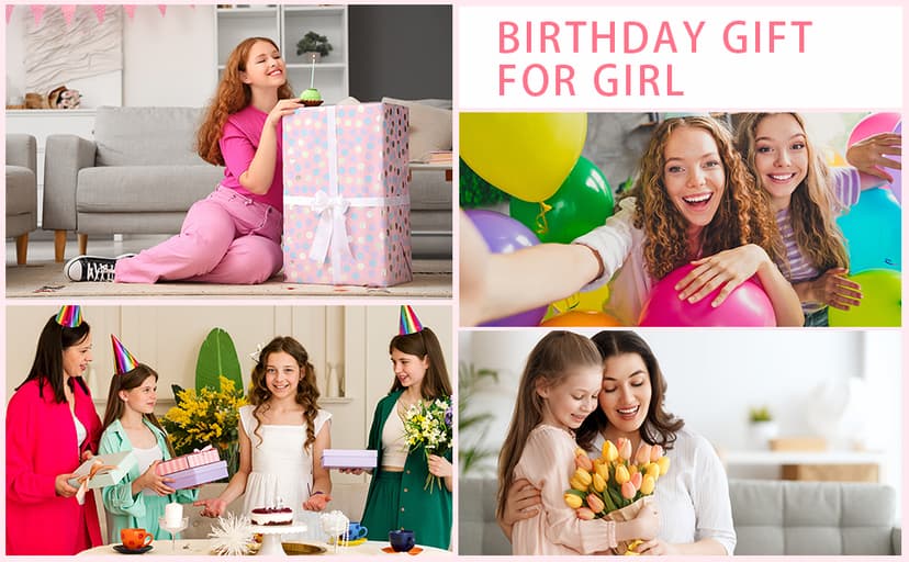 Happy 6th 7th 8th 9th 10th 11th 12th 13th Birthday Necklace Gifts for Girls, 14K Gold Plated Necklace Religious Christian Jewelry for Her 16+3 Inches