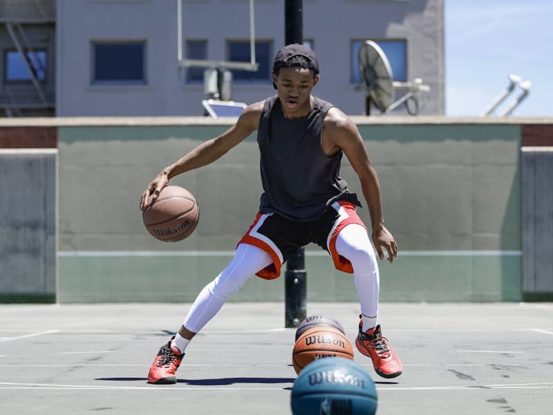 WILSON NBA Forge Indoor/Outdoor Basketballs - Size 5, Size 6 and Size 7