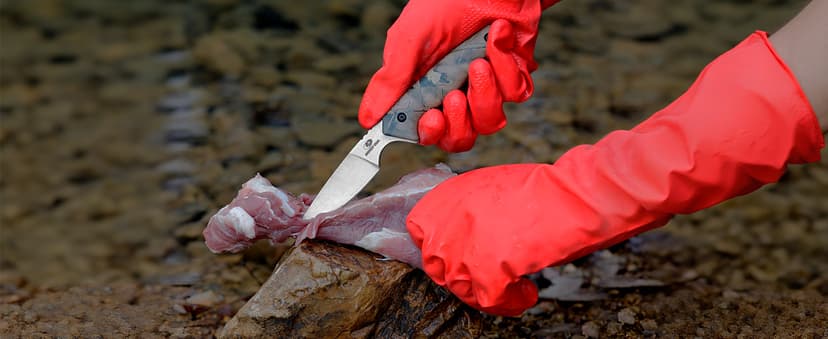 Mossy Oak Hunting Field Dressing Kit - Portable Butcher Game Processor Set (8-Piece)