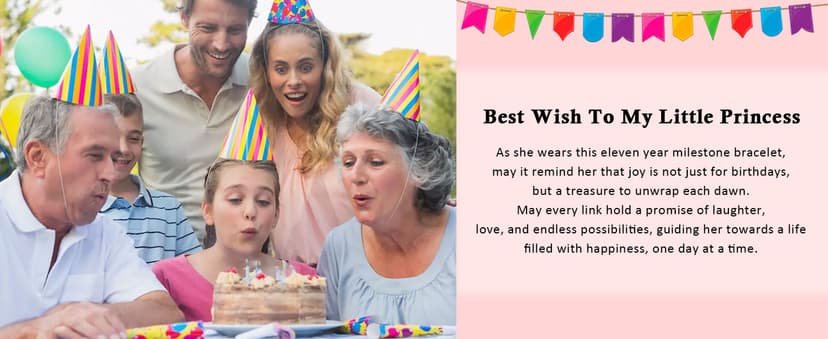 Sereney Birthday Gifts for Girls, Beaded Bracelets as 1 3 4 5 6 7 8 9 10 11 12 13 15 16 Year Old Birthday Gift, Adjustable Stone/Pearl Bracelet as Happy Birthday Gifts for Daughter Granddaughter Niece