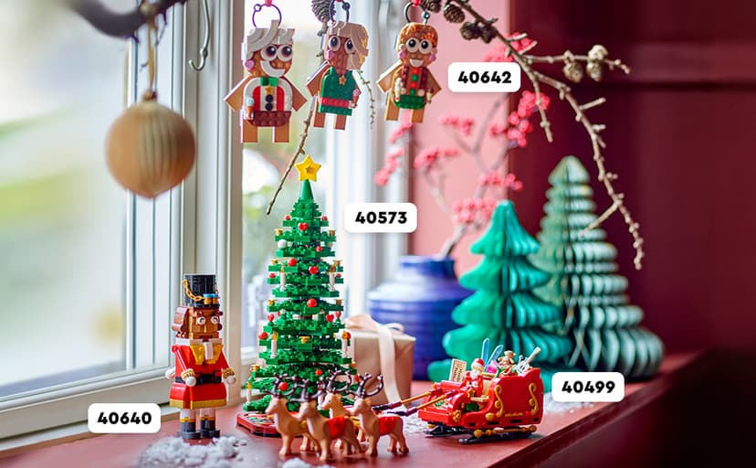 LEGO Christmas Tree - Building Toys for Kids, Boys & Girls, Ages 12+ - Mini Christmas Tree Decorations for Tabletop & Home - Gifts for Boys & Girls - 40573