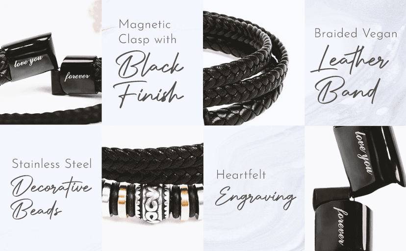 To My Son Bracelet Gift From Mom & Dad | Gifts for Son, Teen Boys for Birthday, Graduation, Christmas & Easter | Beautiful Cuban Cross Bracelet with Heartfelt Message Card & Gift Box