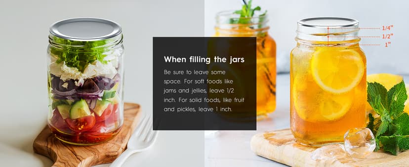 Electric Mason Jar Vacuum Sealer Kit for Wide Mouth and Regular Mouth Mason Jars