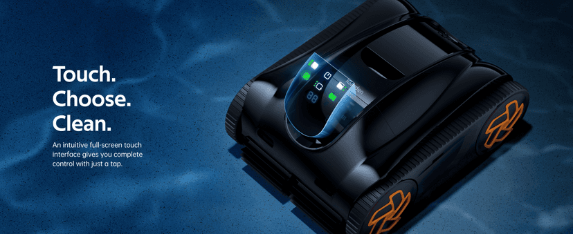 (2025 Upgrade) iGarden Pool Cleaner K36, Cordless Pool Vacuum Robot for Inground & Above Ground Pools, Smart Navigation, 220 Min Runtime, Touchscreen, Self-Parking, Cleans Floor, Wall & Waterline