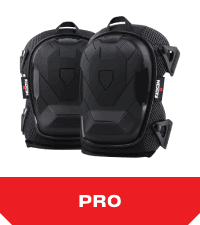 NoCry Professional Gel Knee Pads for Work with Soft Foam and Gel Cushion — Heavy Duty Cap, Reinforced Adjustable Straps, Military-Grade Rivets and Built-in Hang Loops — Perfect for Construction