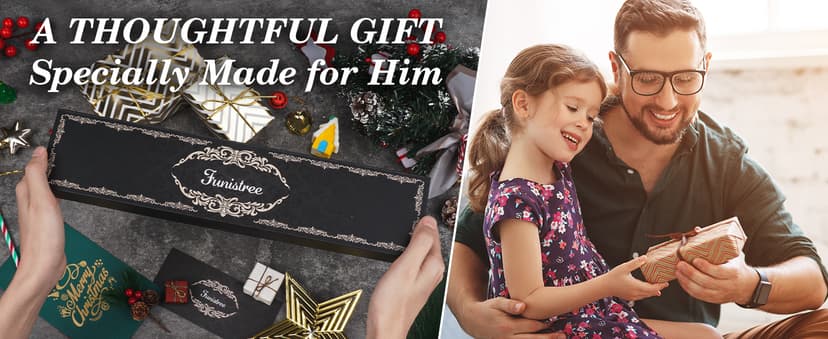 Gifts for Dad Men, Dads Gifts for Dad, Dad Birthday Gift from Daughter Son Kids, 8 inch Pro German 1.4116 Chef Knife, Kitchen Knife Gift Set for Best Dad Father Christmas Xmas Gifts