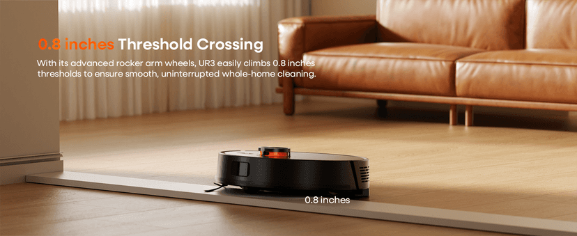 Robot Vacuum and Mop Combo,Lidar Navigation Robotic Vacuum Cleaner with 3.5L Self Emptying Station,5000Pa Vacuum Robot,180mins Runtime,No-Go&No-Mop Zones,App/Alexa/Remote Control,UR3