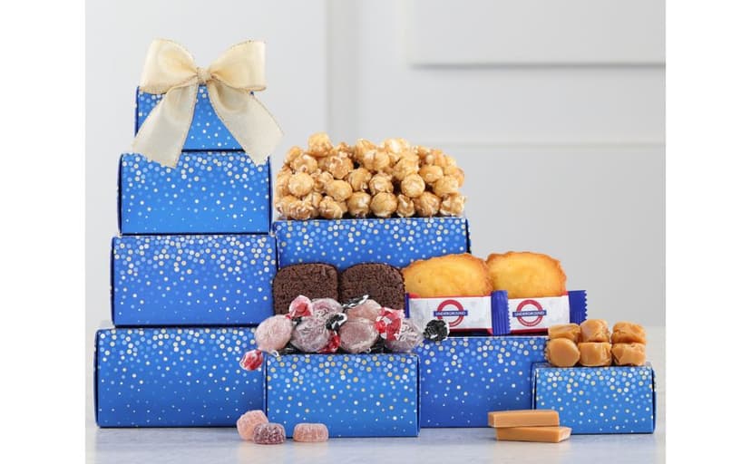 Wine Country Gift Baskets The Sweetest Dessert Gift Tower Snack Gifts for Women, Men, Families, College, Appreciation, Thank You, Corporate, Get Well Soon, Care Package