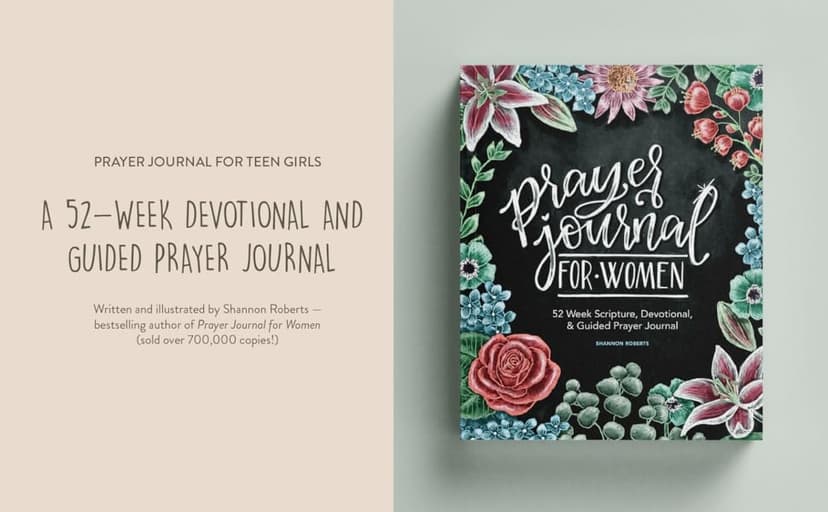 Prayer Journal for Women: 52 Week Scripture, Devotional & Guided Prayer Journal