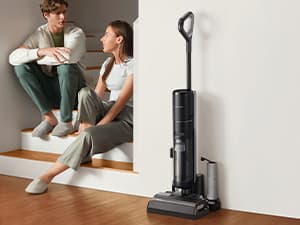 DREAME H12 PRO Vacuum Mop, Wet Dry Vacuum Cleaner for Hard Floor, Vacuum and Mop at The Same Time for Wet & Dry Messes, Auto Self-Cleaning, Edge to Edge Cleaning with Hot Air Drying