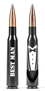 Best Man Gifts for Wedding - Engraved ‘BEST MAN' 50 Cal Bottle Opener I Best Man Proposal Gift I Will You Be my Best Man Gifts