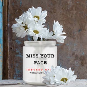 Homsolver Gifts for Women, Men, Friends, Sister, Bestie, Christmas Birthday Candles for Her Him, Unique Friendship Gift for Friend, Miss Your Face Scented Candle