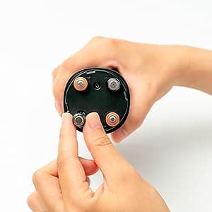 Gravity Electric Salt and Pepper Grinder Set, Adjustable Coarseness, Warm LED Light, One-handed Automatic Operation, Battery Powered, Black, Electric Pepper Mills