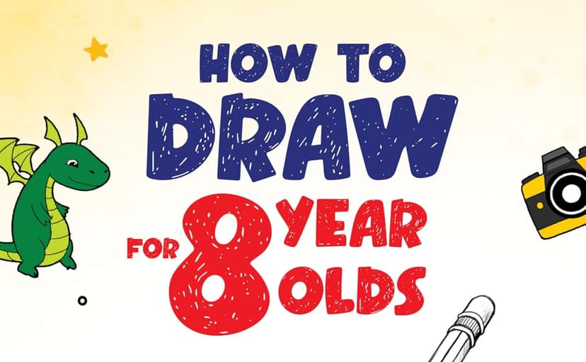 How to Draw for 8 Year Olds: Learn to Draw Cute Animals, Food, Gifts and Other Cool Things | Book for Kids Age 8 (How to Draw Everything for Kids)