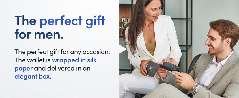 TRAVANDO AirTag* Wallet Mens Wallet with Money Clip Air Tag Wallet Card Holder RFID Blocking Bifold Gifts for Men