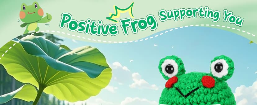 LEJIAJINW Friendship for Women Birthday Bestie BFF Sister, Birthday Gifts for Women Friends, Mini Cute Handmade Frog Positive Gift Ideas Christmas Thanksgiving Valentines Day for Her