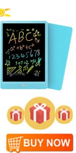 ORSEN 8.5 Inch LCD Doodle Board Tablet Toy - Green Dinosaur Drawing Pad for Kids 2-6 Years Old - Christmas and Birthday Gifts
