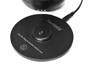 Nextmug - Temperature-Controlled, Self-Heating Coffee Mug (Black - 14 oz.)