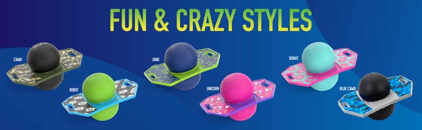 Flybar Pogo Trick Ball for Kids – Balance Bounce Board with Anti-Slip Deck – Pump Included - Indoor & Outdoor Toys for Boys and Girls Fun Way to Reduce Screen Time Supports up to 160 lbs – Ages 6+