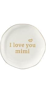 HOME SMILE Ring Holder Printed Ring,Engagement Engaged Wedding Bridal Gifts for Newly Engaged Friend,Daughter, Sister,Newlyweds,BFF