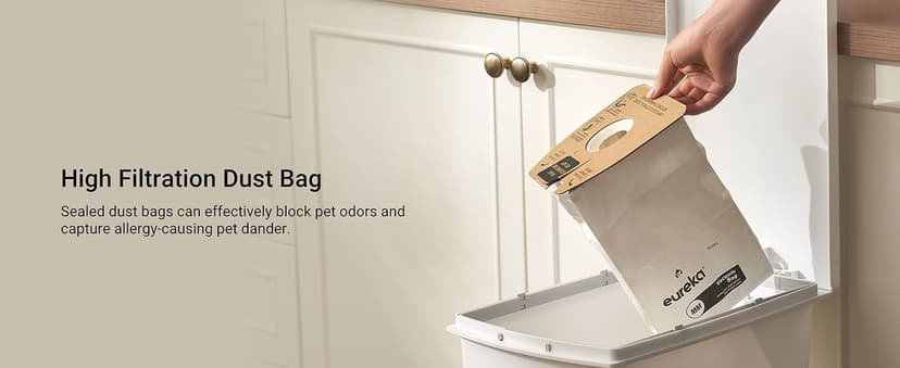 Eureka Bagged Canister Vacuum Cleaner, 3670H w/ 2bags, 3670h-blue