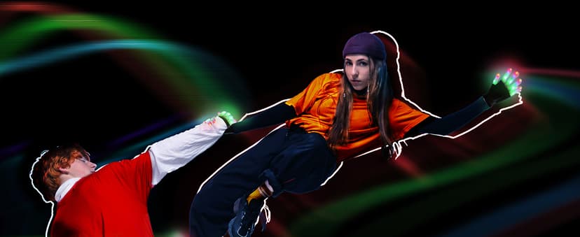 Luwint LED Light Up Rave Gloves for Adults & Teens, Flashing Party Accessories Gift Ideas for Halloween Christmas Dance