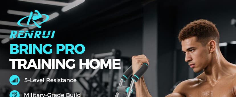 Twister Arm Trainer, Adjustable 5 Resistance Levels (40-130 lbs) Chest & Arm Workout Equipment for Men & Women, Ergonomic Home Gym Strength Trainer with Anti-Slip Handles & Carry Bag