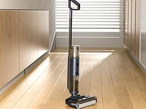 JONR ED12 PRO Wet Dry Vacuum Cleaner,Vacuum Mop, Three Sided Cleaning,Hot Water Self-Cleaning,Hot Air Drying,Tangle-Free,Smart Hard Floor Cleaner Machine with Powerful Suction