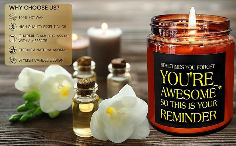 Best Thing I Found on The Internet Candles for Women Men - Gift for Her Him Best Friend Wife Husband Girlfriend Boyfriend - Relaxing Soy Candle - Anniversary, Birthday, Valentines Day Gifts