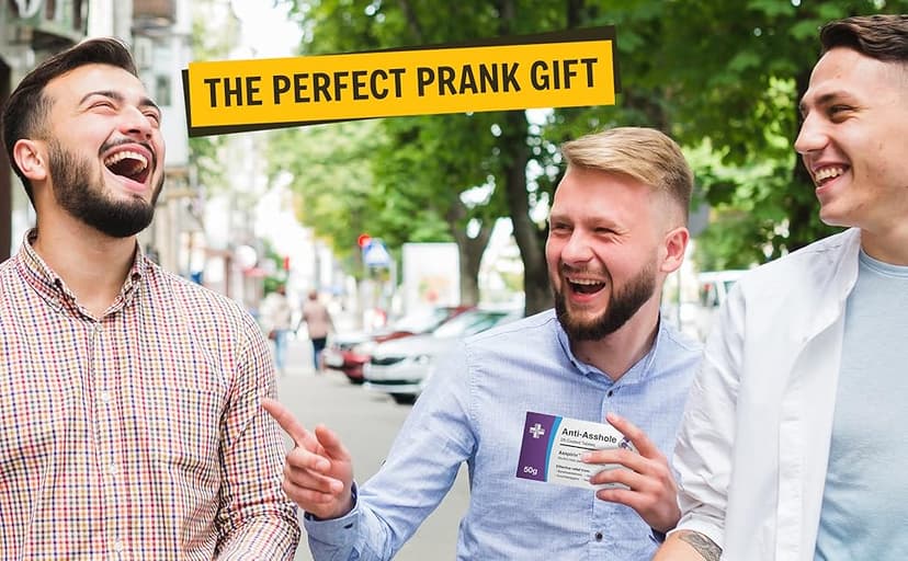 Joke Prank Pill Box with Jelly Beans Candy - Unique Funny Female Gag Gift Ideas for Women, 30th, 40th, 50th, 60th Birthday Gifts for Her, Sister, Mom, Wife, Girlfriend, Grandma, Coworker