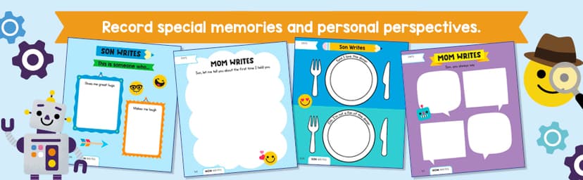 My First Mom and Son Journal: An activity book for boys and moms together