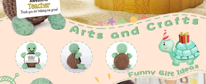 Mini Funny Turtle Teacher Valentine Day Gift for Women Men, End of Year Thank You Teacher Appreciation Gifts Ideas In Bulk, Personalized Cool Small Cute Stuff Things, Daycare Music Teachers Must Have