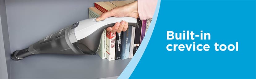 BLACK+DECKER dustbuster Cordless Handheld Vacuum, Portable Car Vacuum Cordless Rechargeable, Wall Mount, Strong Suction QuickClean (HNVC215B10)