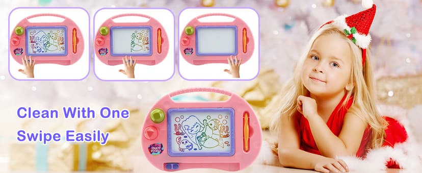BABLOCVID Toddler Toys,Toys for 1-2 Year Old Girls,Magnetic Drawing Doodle Board for Kids Toy,Educational Learning Baby Toy for 18 Months 1 2 3 Year Old Girl Boy Birthday Easter Gifts,Arts and Crafts