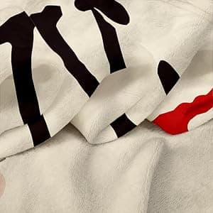 Christmas Anniversary Couple Gifts for Women - I Love You More Soft Fleece Throw Blanket 50x60 in - Birthday Romantic Gifts for Girlfriend Boyfriend Wife Husband, I Love You Gift for Him Her