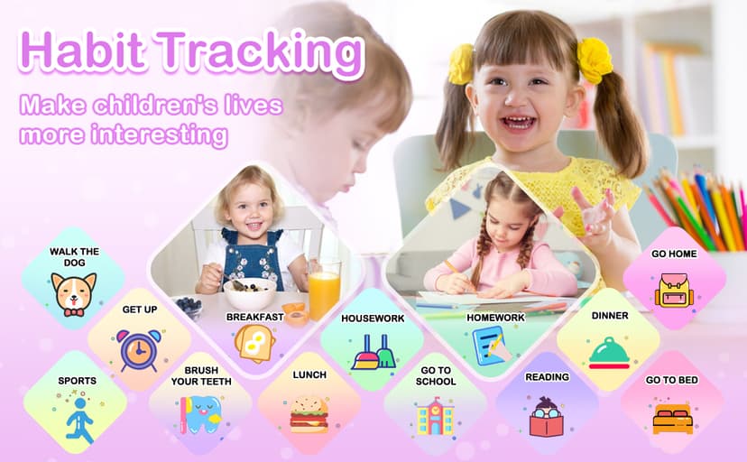 Kids Smart Watches Girls Gifts Age 3-12, Smart Watch for Kids with 39 Games Camera Video Recorder Music Player Alarm Calculator Stopwatch Flashlight Pedometer Gift Toys for Girls Ages 5 6 7 8 9 10