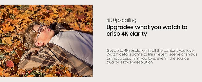 Samsung 50-Inch Class Crystal UHD U8000F 4K Smart TV (2025 Model) Endless Free Content, Crystal Processor 4K, MetalStream Design, Knox Security, Alexa Built-in