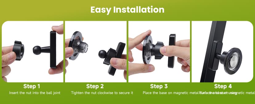 Stocking Stuffers Gifts for Men Dad Him, Magnetic Golf Cart Phone Holder, 360° Rotation Golf Accessories for Mens Gifts, Mens Stocking Stuffers 2025, White Elephant Gifts for Grandpa Papa Husband