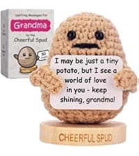 Gift for Husband or Boyfriend - Cute Potato Crochet with 30 Romantic Signs for Him | I Love You Gift Idea for Couples Anniversary, Engagement | Birthday Gift for Men from Wife or Girlfriend