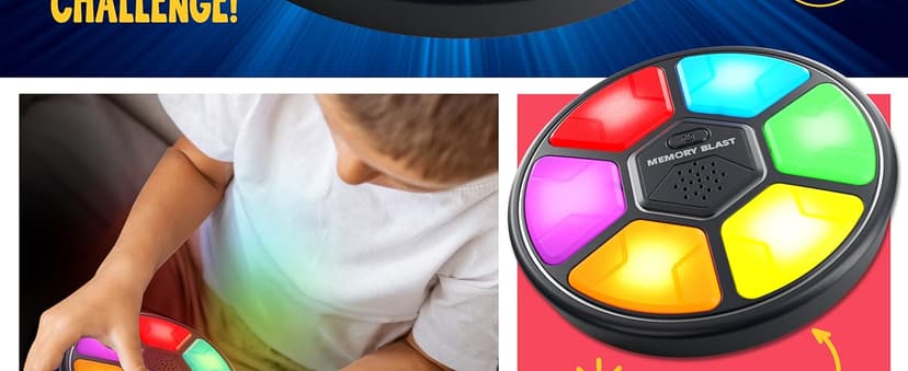 Memory Game for Kids - Gifts for Boys & Girls - 6 7 8 9 10 11 Year Old Boy Birthday Gifts - Kids Games - Toys for 10 Year Old Boy - Car Handheld Travel Games Road Trip for Ages 4-8, 6-8, 8-12 Years
