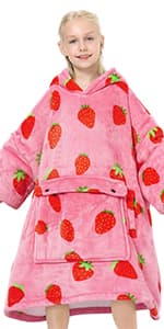 Narecte Kids Hoodie Blanket Year Old Girl Birthday Gifts for Kids Toddler Wearable Blanket Hoodie Oversized Hoodie Ideas